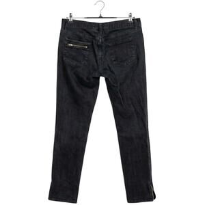 Paper Denim Cloth Black 10 Brinkely Jeans Moto Biker Ankle Zip Y2K Grunge Goth